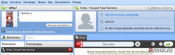 Как позвонить другу через Скайп?