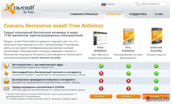 Где скачать антивирус Avast?