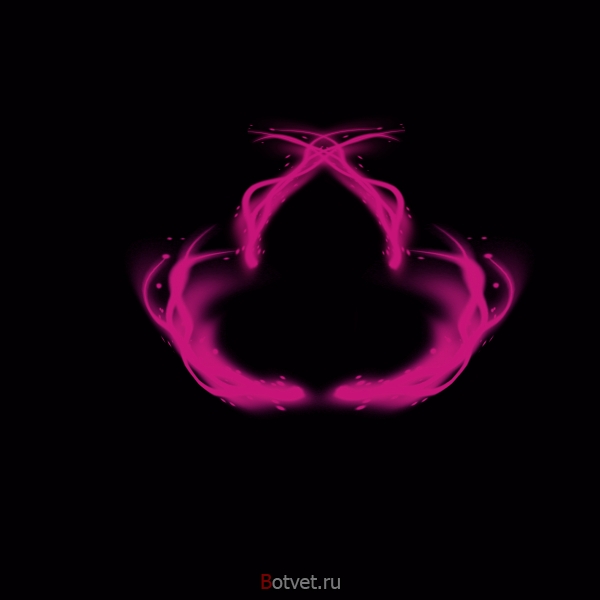Как нарисовать фигуру из светлых линий в Adobe Photoshop CS4?