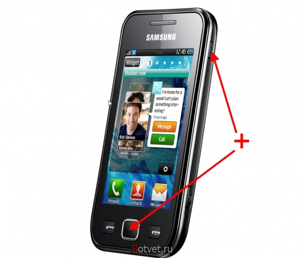 Как сделать скриншот с телефона samsung gt-s5250 Wave 525 Bada?