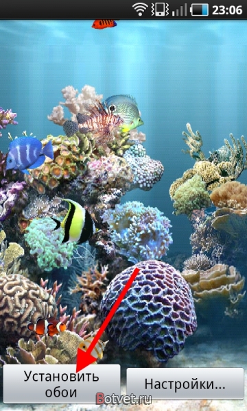 Как установить живые обои на Андроид?